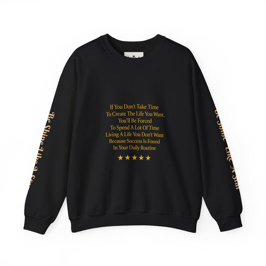 Inspirational Quote Crewneck Sweatshirt - Cozy Gift, Everyday Wear, Casual Style, Self-Care Reminder, Thoughtful Present