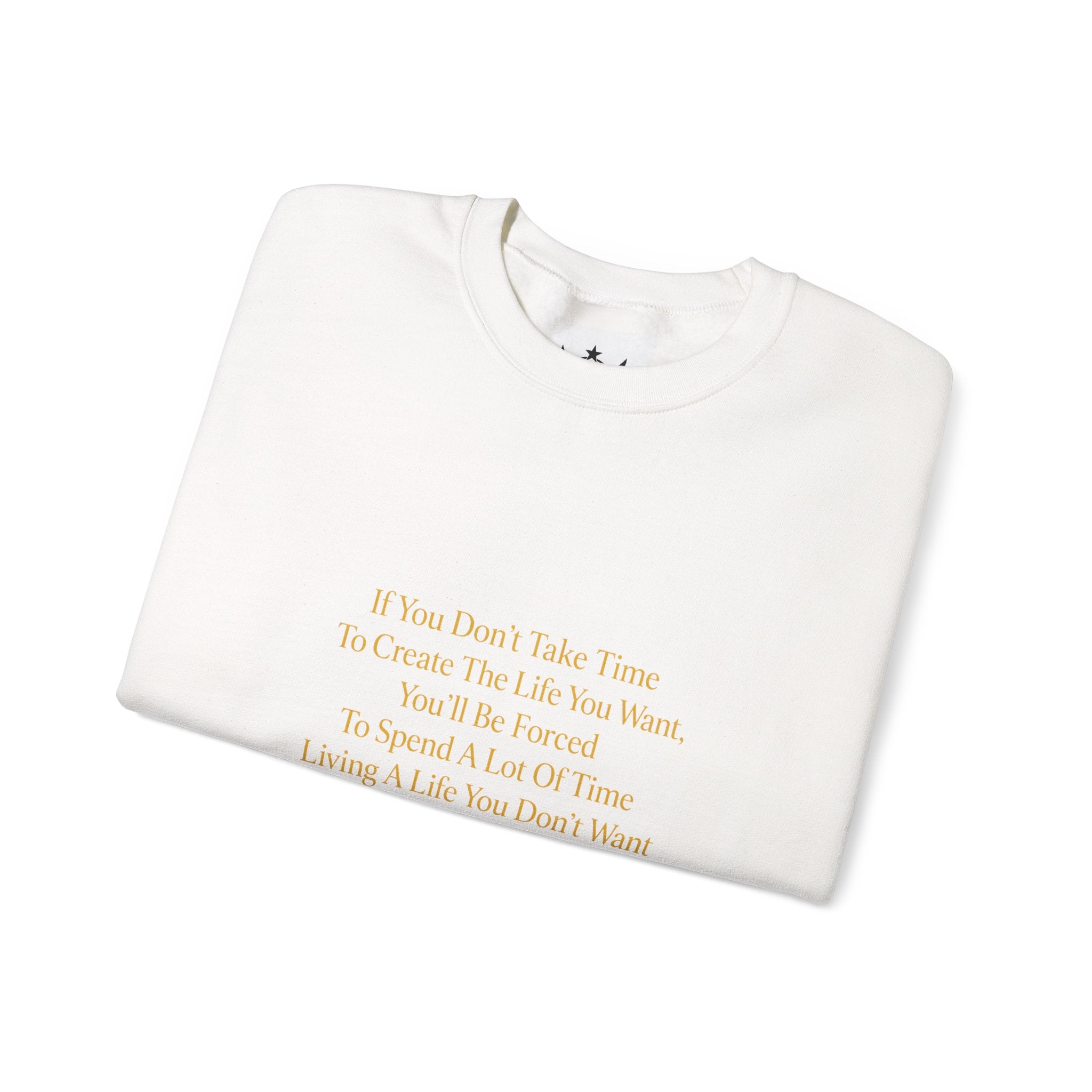 Inspirational Quote Crewneck Sweatshirt - Cozy Gift, Everyday Wear, Casual Style, Self-Care Reminder, Thoughtful Present