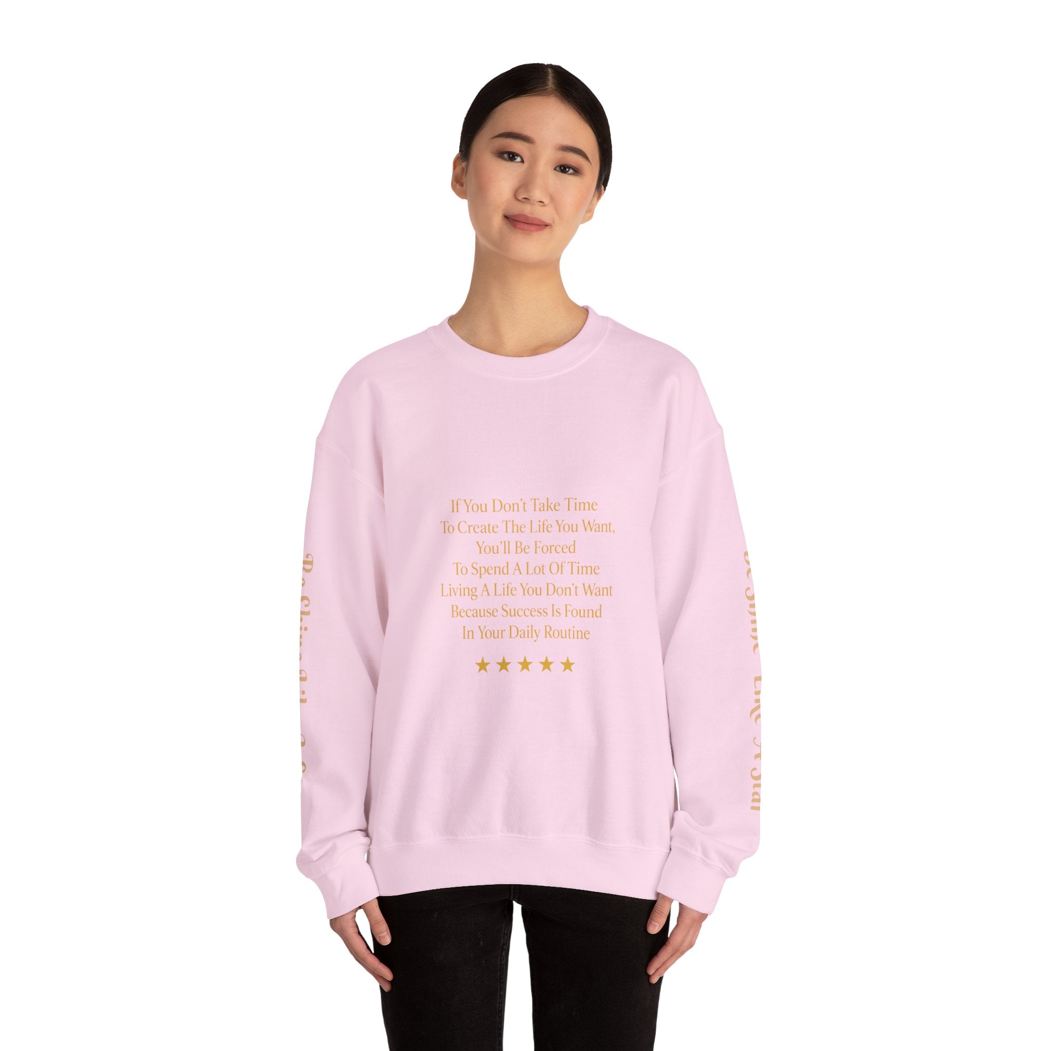 Inspirational Quote Crewneck Sweatshirt - Cozy Gift, Everyday Wear, Casual Style, Self-Care Reminder, Thoughtful Present