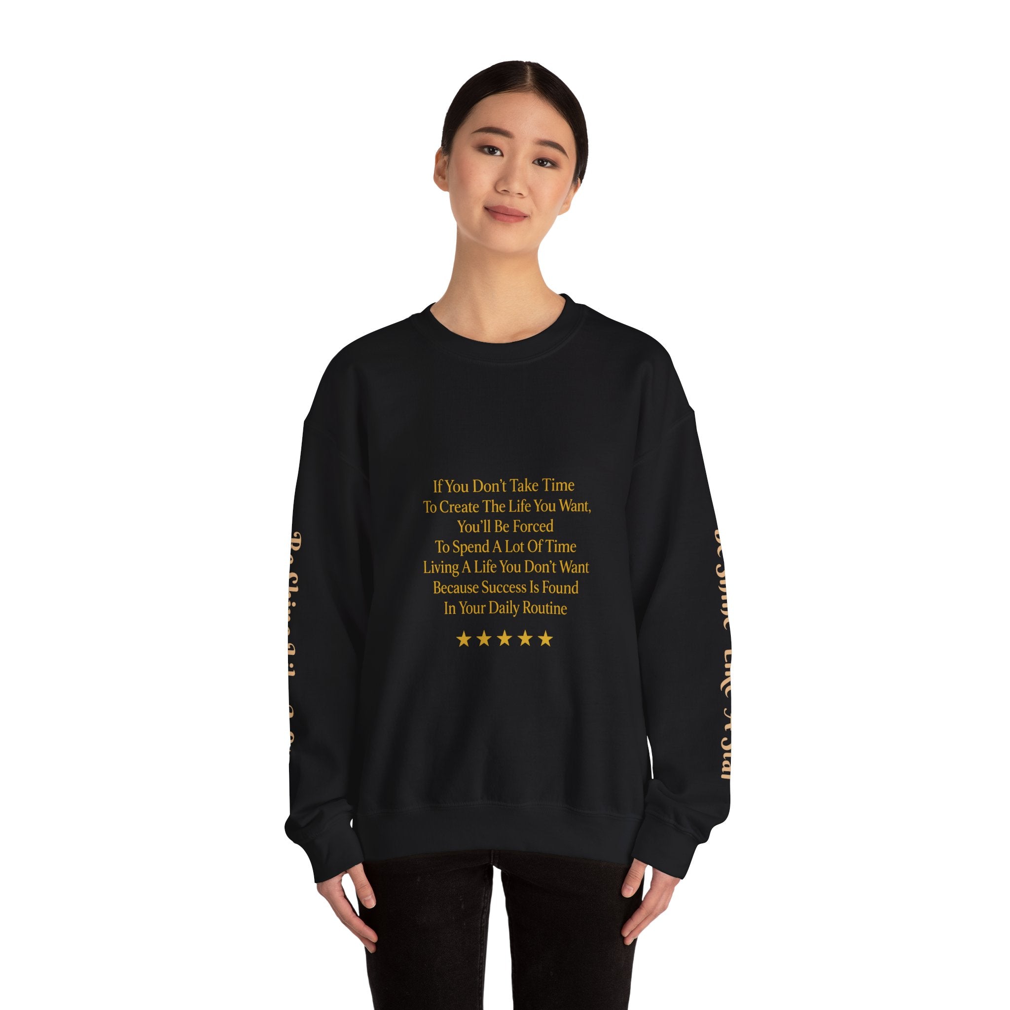 Inspirational Quote Crewneck Sweatshirt - Cozy Gift, Everyday Wear, Casual Style, Self-Care Reminder, Thoughtful Present
