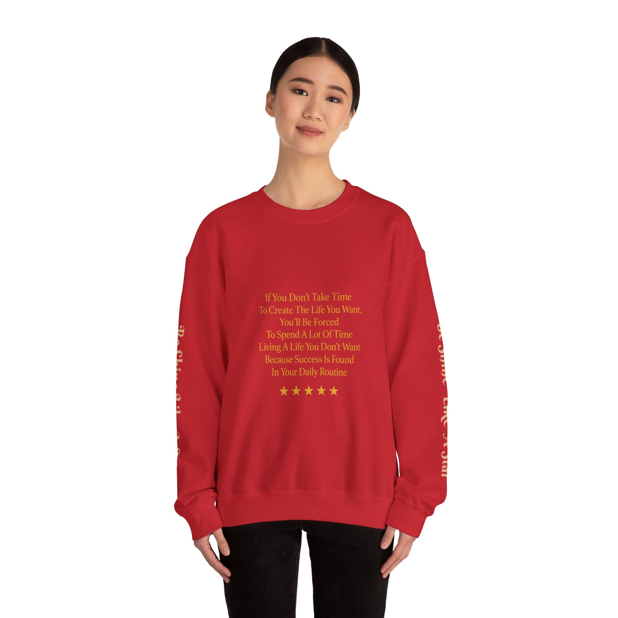 Inspirational Quote Crewneck Sweatshirt - Cozy Gift, Everyday Wear, Casual Style, Self-Care Reminder, Thoughtful Present
