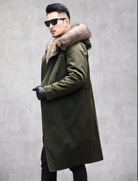 Extra heavy sable coat for men