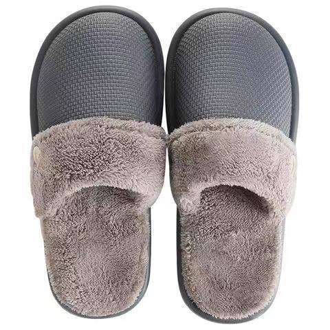 Winter Home Slippers Detachable Washable House Shoes For Women