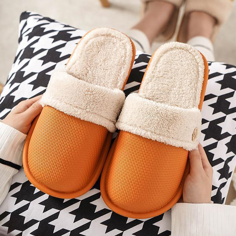 Winter Home Slippers Detachable Washable House Shoes For Women